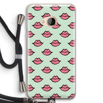 Lipjes: HTC U Play Transparant Hoesje met koord