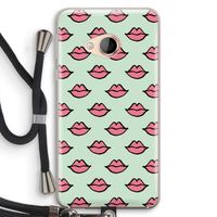 Lipjes: HTC U Play Transparant Hoesje met koord