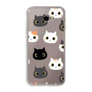 Katten: Samsung Galaxy J4 Plus Transparant Hoesje