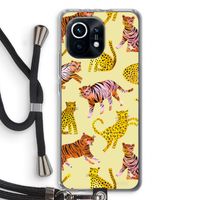 Cute Tigers and Leopards: Xiaomi Mi 11 Transparant Hoesje met koord