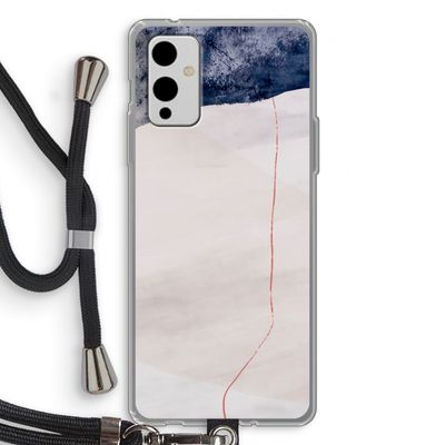Stone White: OnePlus 9 Transparant Hoesje met koord