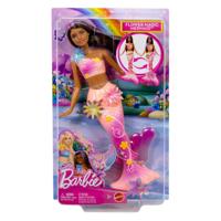 Mattel Barbie zeemeermin met magische bloemen roze