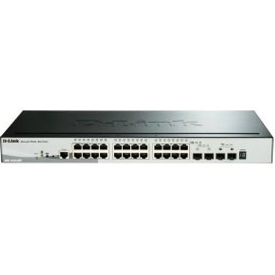 D-Link DGS-1510-28P netwerk-switch Managed L3 Gigabit Ethernet (10/100/1000) Power over Ethernet (PoE) Zwart