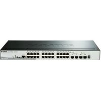 D-Link DGS-1510-28P netwerk-switch Managed L3 Gigabit Ethernet (10/100/1000) Power over Ethernet (PoE) Zwart - thumbnail