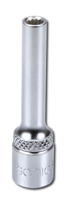 Dop 1/4", 12-kant lang 5.5mm 21850055