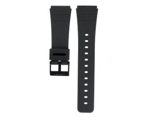 Horlogeband Casio 70378364 / DBC-62-1 Kunststof/Plastic Zwart 22mm