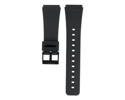 Horlogeband Casio CMD-40-1UZT / CMD-40B-1UZT / DBC-30-1UZ / 70378364 Kunststof/Plastic Zwart 22mm