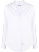 Thom Browne chemise à patch logo - Blanc - thumbnail