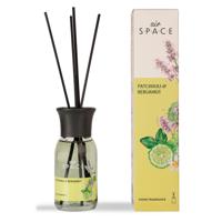 Air Space - Parfum - Geurstokjes - Huisgeur - Huisparfum - Patchouli & Bergamot - Rond - 100ml - thumbnail