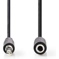 Stereo-Audiokabel | 3,5 mm Male - 3,5 mm Female | 2,0 m | Zwart [CAGB22050BK20]