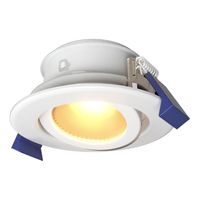 HOFTRONIC™ Lima LED inbouwspot - Kantelbaar - 2700K - Warm wit - IP65 waterdicht en stofdicht - Buiten - Badkamer - GU10 verwisselbare lichtbron - 5 Watt - Veiligheidsglas - Wit - 2 jaar garantie