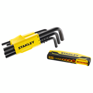 Stanley Inbussleutelset Hex Grip (9-delig)