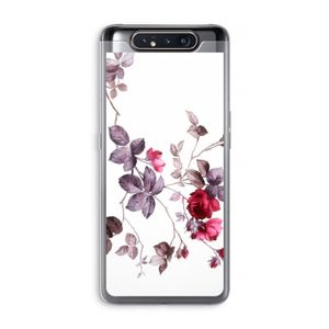 Mooie bloemen: Samsung Galaxy A80 Transparant Hoesje