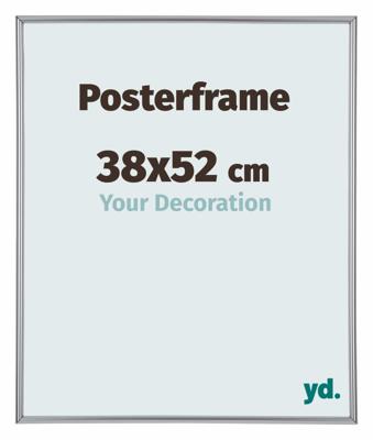 Posterlijst 38x52cm Zilver Hoogglans Kunststof Paris