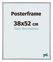 Posterlijst 38x52cm Zilver Hoogglans Kunststof Paris