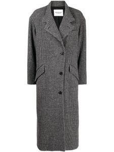 MARANT ÉTOILE manteau en laine Sabine à simple boutonnage - Gris