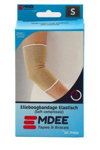 Elastic support elleboog maat S huidskleur