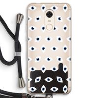 Eyes pattern: Xiaomi Redmi 5 Transparant Hoesje met koord