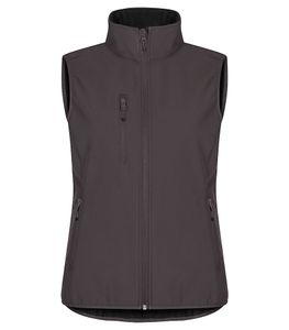 Clique 0200916 Classic Softshell Vest Lady - Donkergrijs - XS