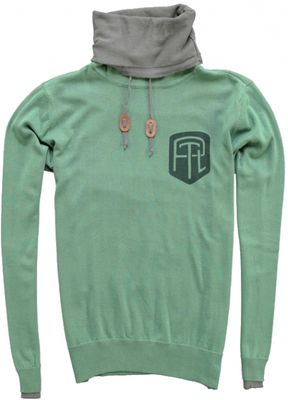 Petrol groene trui katoen Petrol groene trui katoen