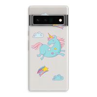 Vliegende eenhoorn: Google Pixel 6 Pro Transparant Hoesje