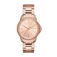 Armani Exchange horlogeband AX4347 Roestvrij staal (RVS) Rosé 18mm