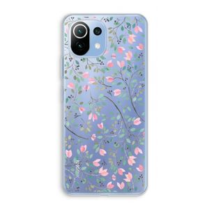 Sierlijke bloemen: Xiaomi Mi 11 Lite Transparant Hoesje