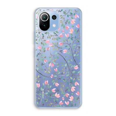 Sierlijke bloemen: Xiaomi Mi 11 Lite Transparant Hoesje