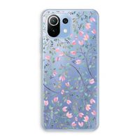 Sierlijke bloemen: Xiaomi Mi 11 Lite Transparant Hoesje