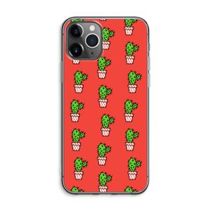 Mini cactus: iPhone 11 Pro Max Transparant Hoesje
