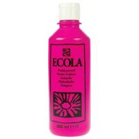 Talens Ecola plakkaatverf flacon van 500 ml, tyrisch roze (magenta)