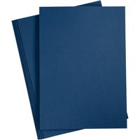 Creativ Company Papier, a4, vel 210x297 mm, 110 gr, blauw, 20 stuk/ 1 doos