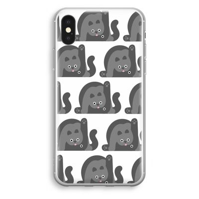 Cats: iPhone XS Transparant Hoesje