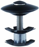 M-Wave Balhoofdplug 1-1/8" - zwart