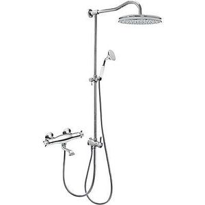 Tres Retro Badthermostaat met doucheset Chroom 02419801