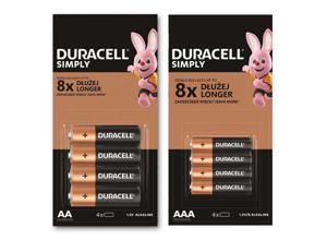 16 Duracell Simply Batterijen - AA of AAA