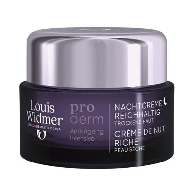 Louis Widmer Proderm Nachtcrème Rijke Textuur Met Parfum 50ml