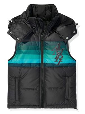 AMIRI KIDS gilet à logo Amiri Staggered imprimé - Noir