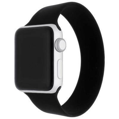 Apple Watch Sport Solo Loop Band - Zwart - 44, 45, 46 & 49mm - L Apple Watch Sport Solo Loop Band - Zwart - 44, 45, 46 & 49mm - L