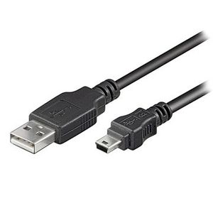 Goobay USB MINI-B 5 pin 500 5m USB-kabel Zwart