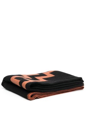 Marcelo Burlon County of Milan couverture à motif Rural Cross - Orange