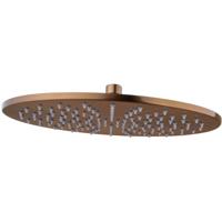 Wiesbaden Caral Hoofddouche - Rond - 30x0.8cm - Geborsteld Brons - Koper