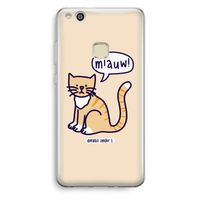 Miauw: Huawei Ascend P10 Lite Transparant Hoesje