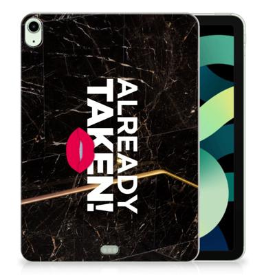 iPad Air (2020/2022) 10.9 inch Back cover met naam Already Taken Black