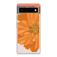Orange Ellila flower: Google Pixel 6 Transparant Hoesje