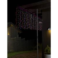 Konstsmide Lichtgordijn Buiten 24 V 200 LED Meerkleurig (l x b x h) 12.47 m x 247 cm x 100 cm