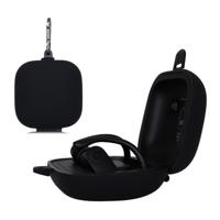 Effen kleur silicone draadloze Bluetooth oortelefoon beschermhoes voor beats Power beats Pro (zwart)