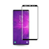 mocolo volledige lijm 0.33mm 9H 3D ronde rand Tempered glas Film voor Galaxy Note9 (zwart)