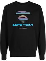 AAPE BY *A BATHING APE® sweat à logo imprimé - Noir