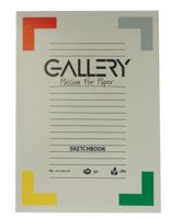 Gallery schetsblok, 180 g/m², ft A4, 50 vel